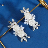 2 PCS Rhinestone Shoe Clips, Detachable Bridal Wedding shoe Charms Accessories Heels Shoe Decoration