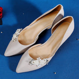 2 PCS Rhinestone Shoe Clips, Detachable Bridal Wedding shoe Charms Accessories Heels Shoe Decoration