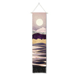 Tapestry Wall Hanging - 2PCS Forest Tree Sunset Starry Night Sky Nature Landscape Tapestries for Bedroom