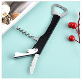 Multi-Use Bottle Opener,black Helpful Gadgets for Elderly Home Steel Beer Wine Opener Stainless Opener Household Can Kitchen