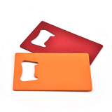 Credit Card Bottle Opener Metal Stainless Steel Wallet Beer Opener for Christmas Wedding Party Gifts Bar Kitchen (orange)