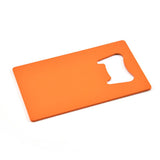 Credit Card Bottle Opener Metal Stainless Steel Wallet Beer Opener for Christmas Wedding Party Gifts Bar Kitchen (orange)
