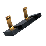 Modern Waterproof Black Gold Wall Hooks，Foldable Towel Hooks for Bathrooms, Coat Hooks Wall Mounted - Ideal for Bathroom, Kitchen