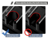 Shower Head Holder Strong Adhesive Adjustable Handheld Shower Wand Holder No Drilling Wall Mount Bracket(Black Set of 2)