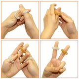 Finger Massage Ring 10 Pcs Relaxing Toy for Acupressure Therapy Releasing Stress Medicine Massager for Hands Silent Relax Reducer