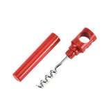 Travel Pocket Wine Corkscrew Portable Wine Opener Wine Cork Opener Mini Cork Screw Restaurant Wine Bottle Travel （red）