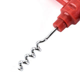 Travel Pocket Wine Corkscrew Portable Wine Opener Wine Cork Opener Mini Cork Screw Restaurant Wine Bottle Travel （red）