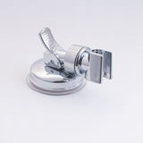 Adjustable Shower Head Removable Suction Cup Shower Head Bracket No Drill Shower Head Bracket with Chrome Polished for Bathroom