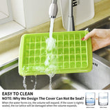 Crisper Ice Tray Whiskey Ice Mold Ice Chilling Tray Round Ice Cube Maker Square Ice Cube Maker Maker Machine 55-grid Ice