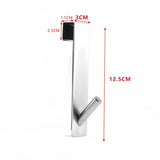 Extended Over Door Hooks for Bathroom Frameless Glass Shower Door,Stainless Steel Towel Hooks,Heavy Duty Rack Hooks for Robe