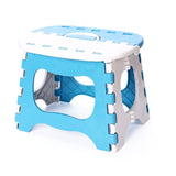 Nacaitang Folding Step Stool Lightweight Strong Sturdy Enough to Support Adults and Safe Enough for Kids (Sky Blue)