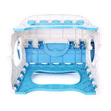 Nacaitang Folding Step Stool Lightweight Strong Sturdy Enough to Support Adults and Safe Enough for Kids (Sky Blue)