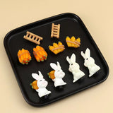 10 Pcs Cute 3D Animal Adorn,Rabbit,Basket,Radish Kit,Shoe Decoration for Shoes with Holes,Shoe Accessories for Boys and Girls