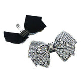 2Pcs Women Sparkle Bow Detachable Shoe Clips Removable Shoe Buckles Decorative Shoes Accessories for Wedding party