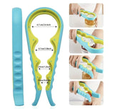 Bottle and Jar Opener 4 in 1, Easy to use for Seniors, Ideal for those with Limited Hand Strength Mobility, the Elderly