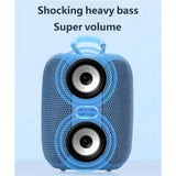 Wireless Speaker, Light Up, Loud Stereo Sound, Waterproof & Dustproof Portable