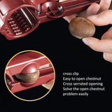 Multifunction Nutcracker with Non Slip Handle, Contains Walnut Needles, Heavy Duty Pecan Walnut Plier and Chestnut Opener Tool for Walnuts, Chestnuts, Hazelnuts