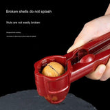 Multifunction Nutcracker with Non Slip Handle, Walnut Cracker with Walnut Needles Included, Multifunctional Handheld Cracker for Walnut and Hazelnut