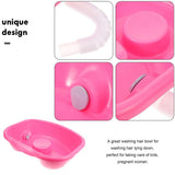 Large Hair Washing Basin for Bedridden Patients - Portable Bedside Shampoo Bowl for Comfortable Hair Care