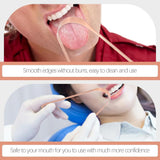Metal Tongue Cleaner Scraper with Storage Box for Household Oral Cleaning