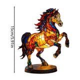 Handcrafted Sunflower Highland Cow Lamp, Stained Glass Highland Cow Night Lamp, 3D Animal Night Light for Home, Office, Bedroom, Living Room Desk Decor (Yellow)