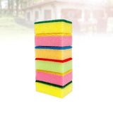 10Pcs Multi Use Cleaning Scrubber Sponges with Rinse Feature for Odor Free Use