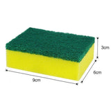 10Pcs Multi Use Cleaning Scrubber Sponges with Rinse Feature for Odor Free Use