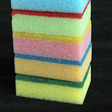 10Pcs Multi Use Cleaning Scrubber Sponges with Rinse Feature for Odor Free Use