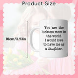 Mothers Day Gift, Gift for Mom from Daughter Son, Ceramic Coffee Mug, Mother's Day Coffee Mug Mom Ever Ceramic Cup