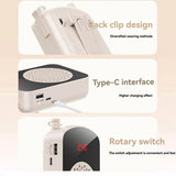 Voice Amplifier Wireless with Lavalier Microphone,Portable Voice Amplifier with Laple Mic Speaker,for Classroom,Speech