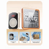 Voice Amplifier Wireless with Lavalier Microphone,Portable Voice Amplifier with Laple Mic Speaker,for Classroom,Speech