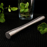 Drink Muddler for Cocktails, Stainless Steel Fruit Crusher, Ice Crushing Rod Crusher Professional Bar Masher Mixing Tool, for Bar Party and Home