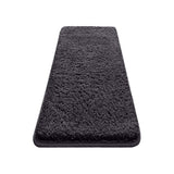 Extra Thick Fluffy Foot Mat, Non Slip Absorbent Bathroom Rug Machine Washable High Pile Shaggy Carpet for Laundry Room Hallway White Latex Backing 16x72in