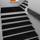 Non Slip Stair Treads 15 Pack Self Adhesive Carpet Mats for Wooden Steps Pet Safe Washable Indoor Staircase Safety Grip Home Decor