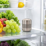 Stainless Steel Refrigerator Deodorizer Box, Reusable Fridge Odor Absorber and Eliminator, No Battery Air Purifier for Freezer, Closet, Cabinet, Car, Bedroom, Compact 3.15in
