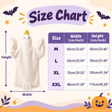 Adult Fleece Hooded Blanket Sleepwear, Funny Animal Cosplay Costume for Winter, Party & Halloween