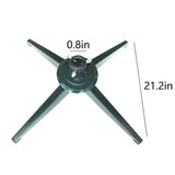 8ft Heavy-Duty Christmas Tree Stand - Iron-Reinforced Plastic Base for Live Trees up to 5" Trunks, Collapsible Legs, No Tools Assembly (Set of 1) green