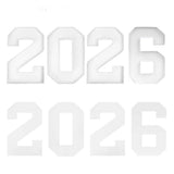 2026 Graduation Decorations - 2026 Cardboard Numbers Charcuterie Board Box, 10" Fillable Paper Tray for Grad Centerpieces Party Table Display Candy Snack Tray for New Year Birthday Celebration