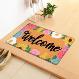 Moisture Absorbent Mat Non Slip Door Mat Indoor Outdoor Use Heavy Duty Floor Mat Easy Clean Entryway Rug For House Front Porch Kitchen Patio