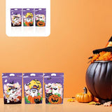 3 Pcs Halloween Goodie Candy Bags Large Treats Bags with Handle Kids Halloween Candy Bags Plastic Gift Bag Party Favors Supplies for Halloween Party Favor