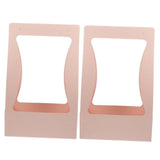 2Pcs Handheld Pink Flower Packing Box Paper Storage Case for Flower Arrangements