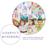 2pcs Butterfly Birthday Happy Birthday Bunting Banner Garden Butterfly Banner Kids Birthday Banner for Birthday Celebrations Party Favors