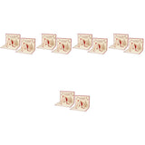 Set of 10 3D Hollow Christmas Greeting Cards for Holiday Season Festive Celebrations