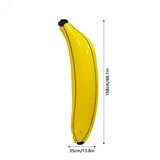 Event & Party Prop - Large Inflatable Banana for Tropical Beach Theme Celebrations and Standee for Entertainment Venues