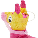 Mini Cactus Pinatas for Birthday Party, Yellow, 6-Pack.