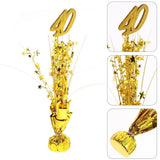 40th Birthday Party Centerpieces Decorations for Table, Elegant Celebration Party Decor