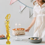 40th Birthday Party Centerpieces Decorations for Table, Elegant Celebration Party Decor