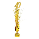 40th Birthday Party Centerpieces Decorations for Table, Elegant Celebration Party Decor