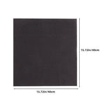 25Pcs Black Disposable Dinner Napkins for Weddings Birthdays and Events