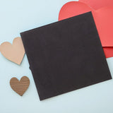 25Pcs Black Disposable Dinner Napkins for Weddings Birthdays and Events